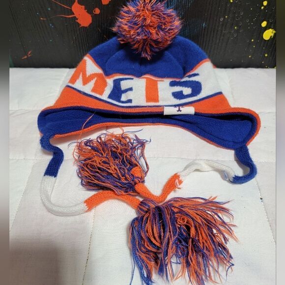 MLB Other - New York Mets Hat w/ Poms #H12‎